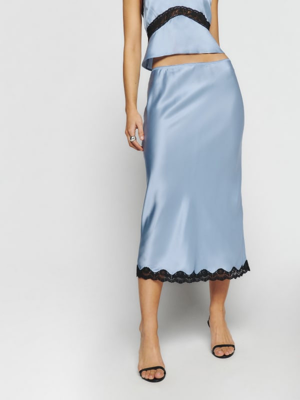 Arie Silk Skirt