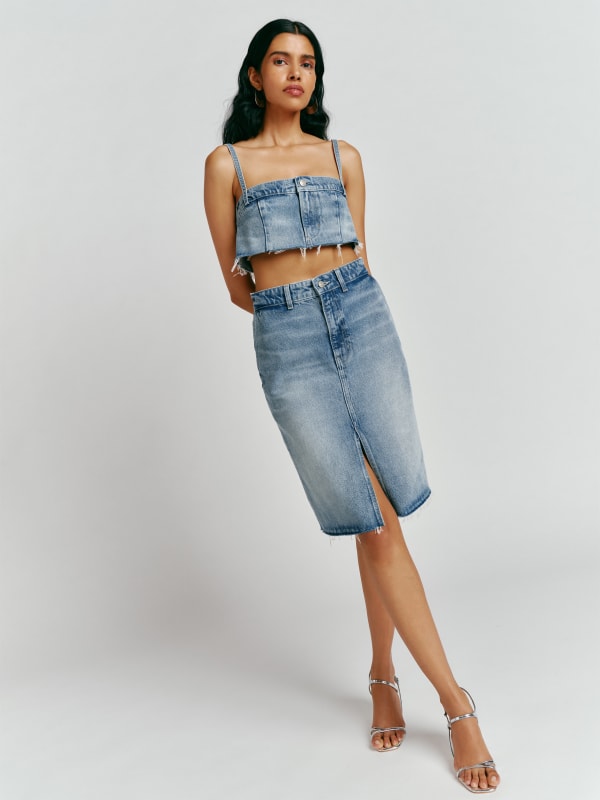 Ami Denim Top