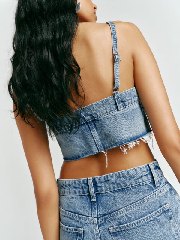 Ami Denim Top