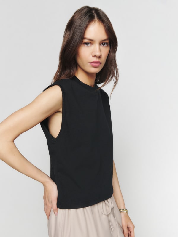 Sleeveless Crewneck Tee