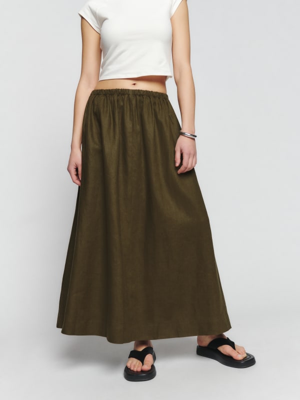 Carine Linen Skirt