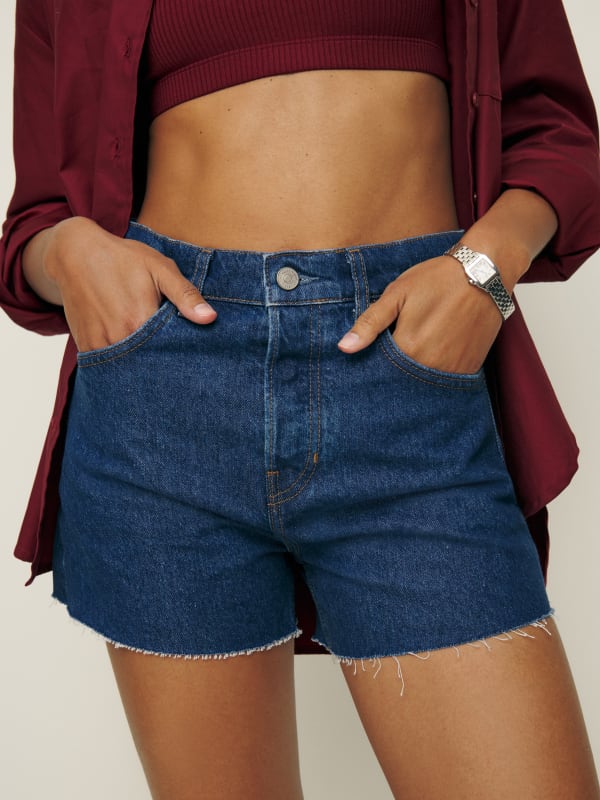 Charlene High Rise Jean Shorts