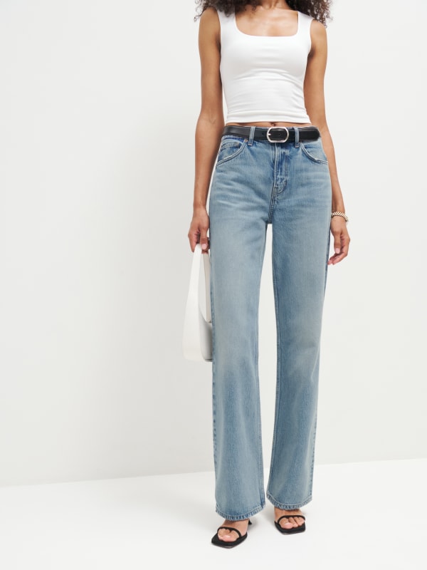 Val 90s Mid Rise Wide Leg Jeans