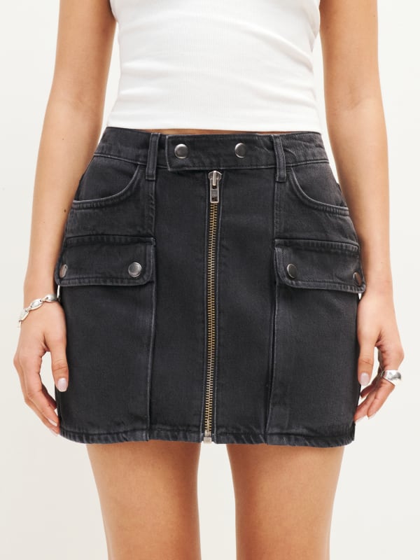 Marcus Denim Mini Skirt