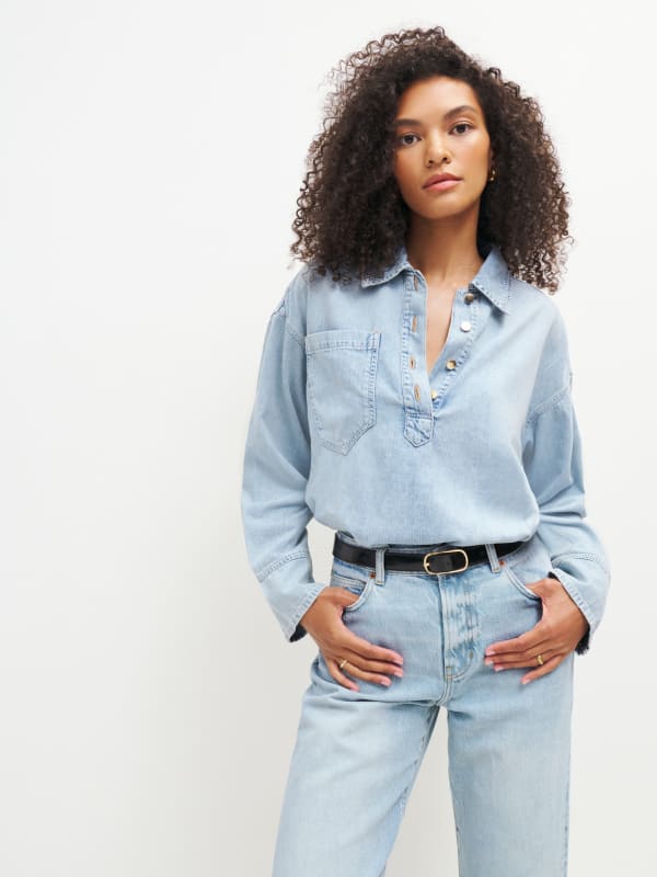 Slater Oversized Denim Shirt