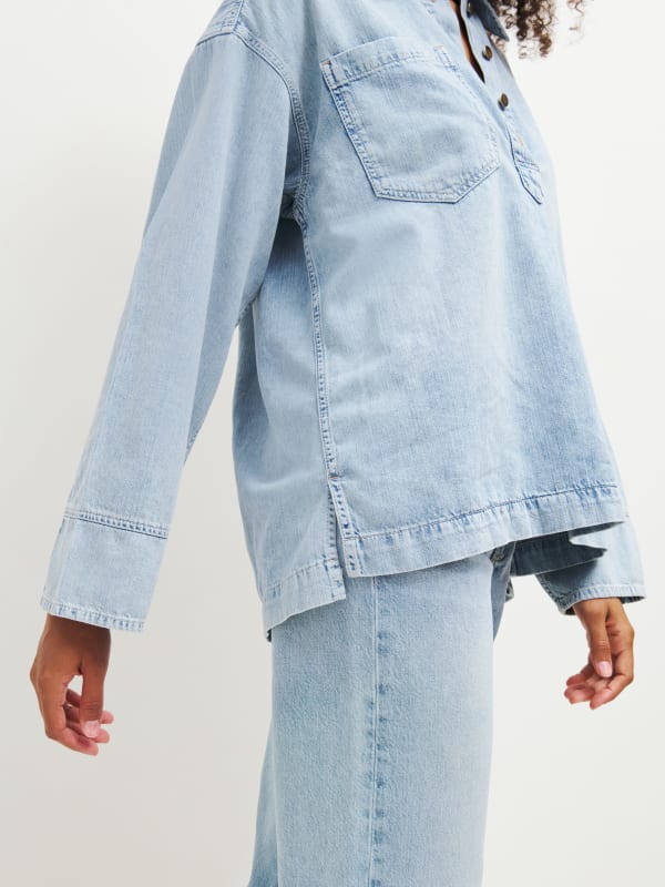 Slater Oversized Denim Shirt