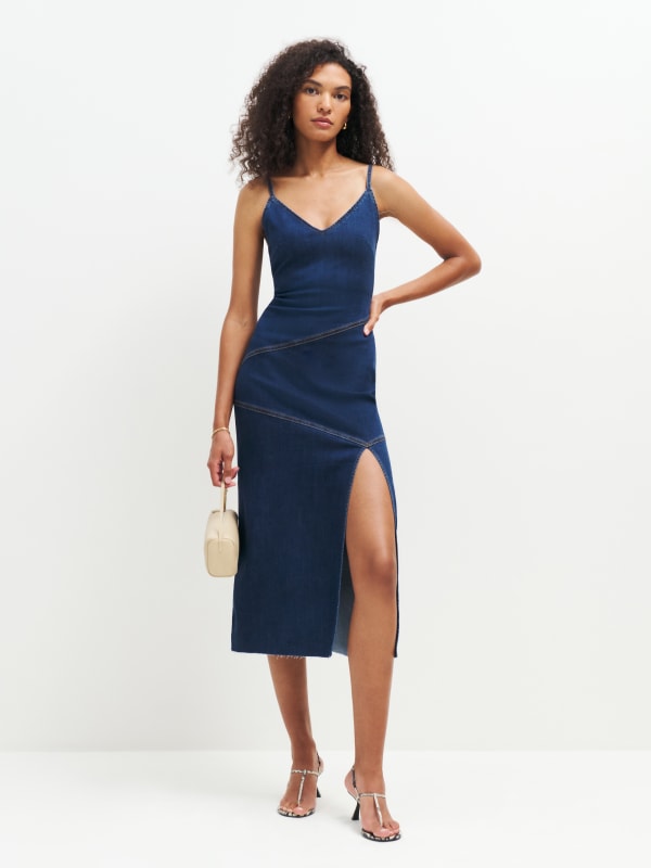 Novelle Denim Midi Dress