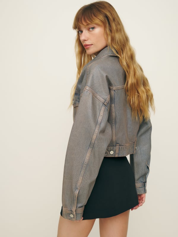 Jori Cropped Denim Jacket