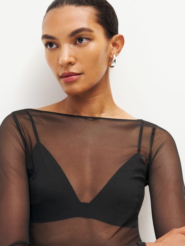 Emilea Sheer Knit Top