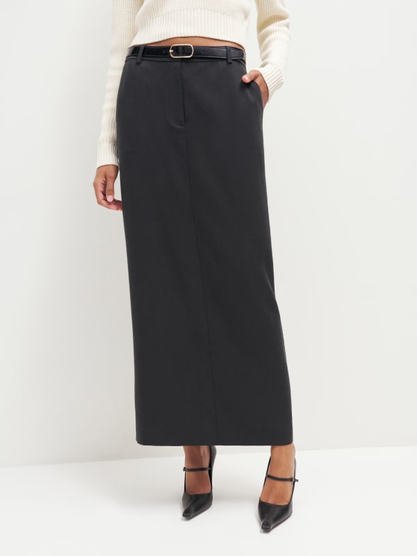 Cairo Mid Rise Maxi Skirt