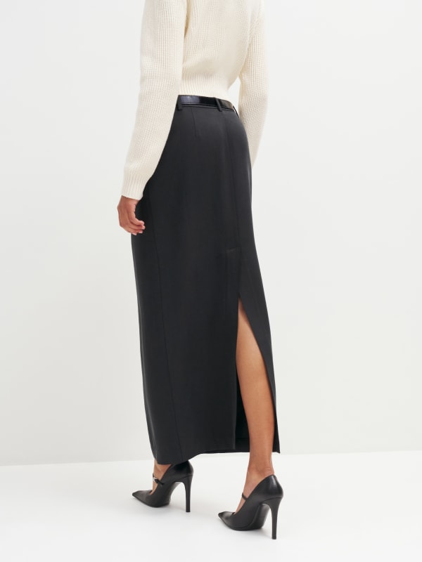 Cairo Mid Rise Maxi Skirt