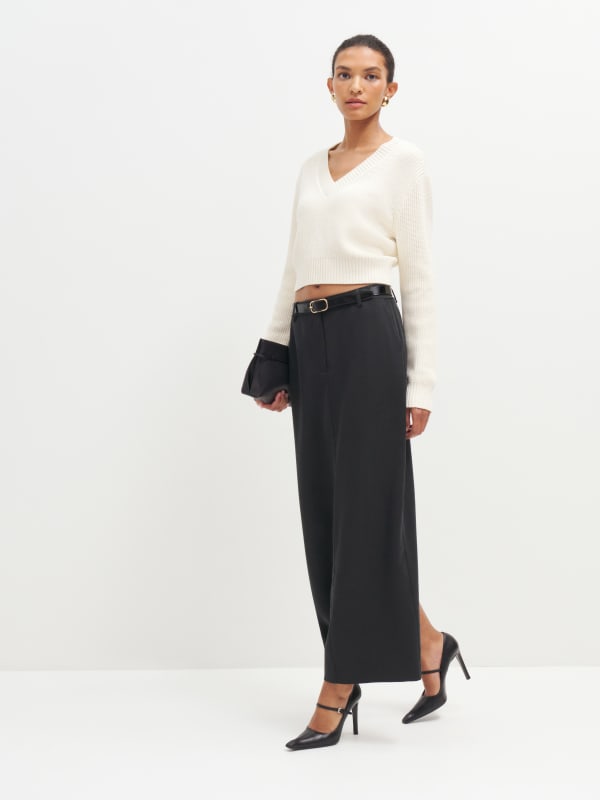 Cairo Mid Rise Maxi Skirt