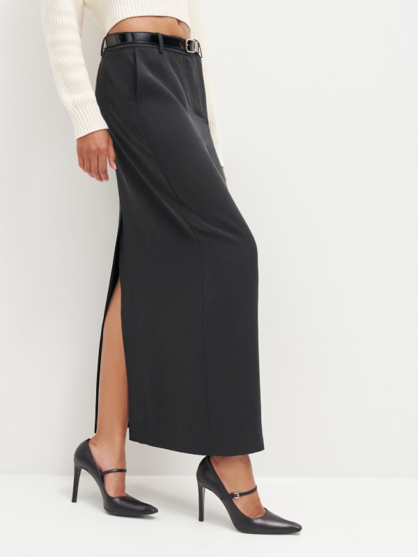 Cairo Mid Rise Maxi Skirt