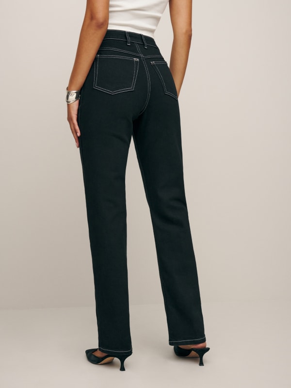 Pamela Ultra High Rise Straight Leg Jeans