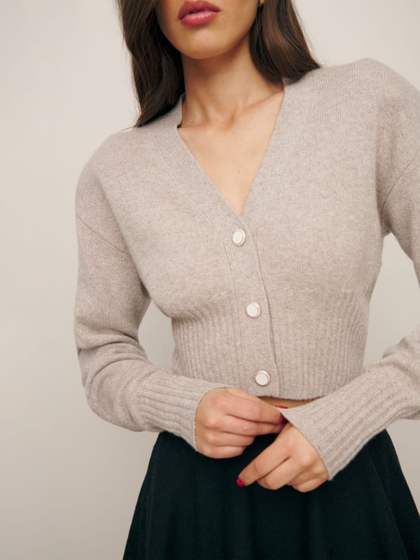 Hana Cashmere Sweater Cardigan