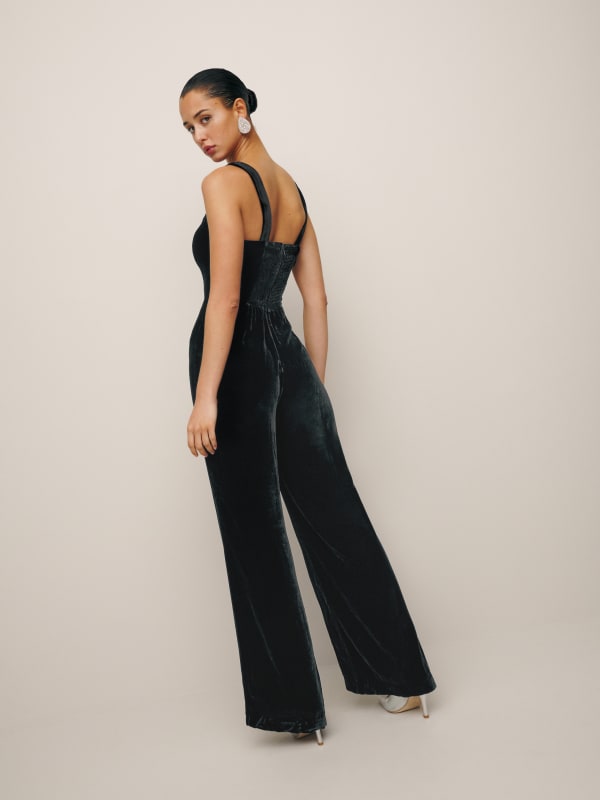 Clementine Velvet Jumpsuit