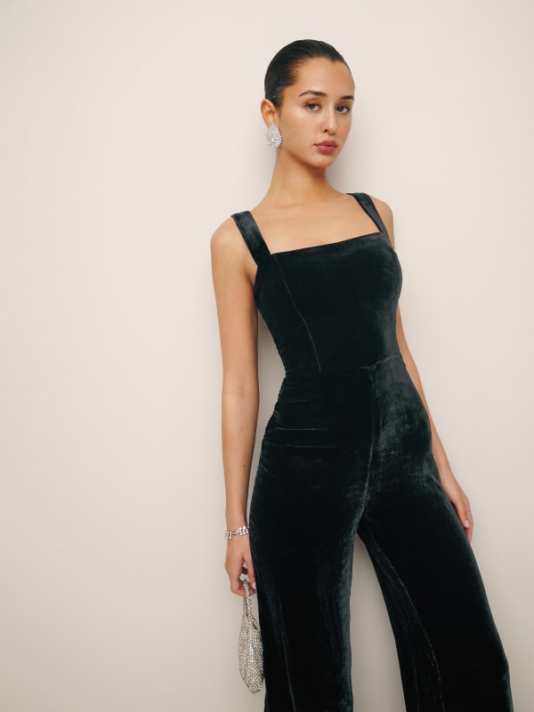 Clementine Velvet Jumpsuit