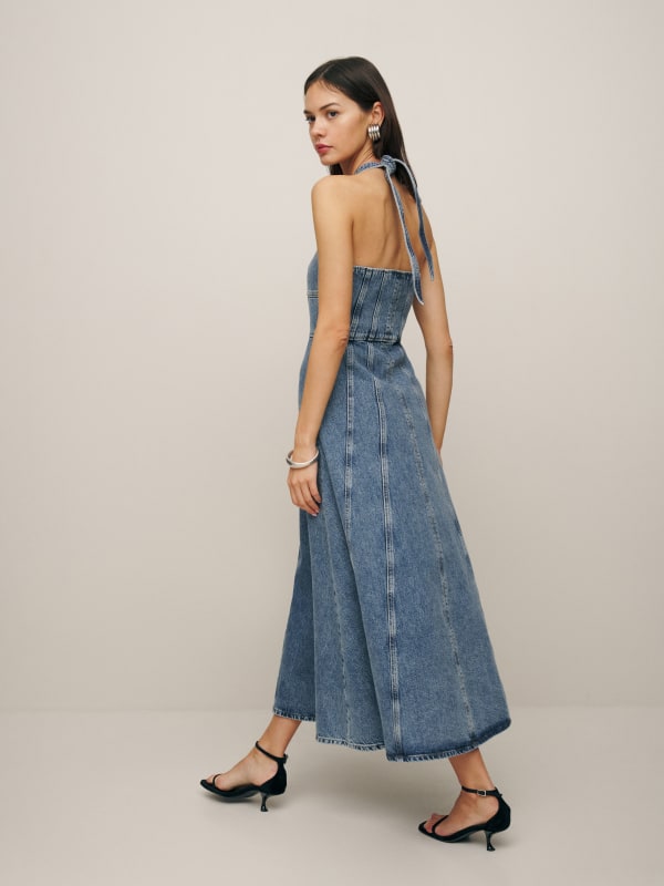 Lilah Denim Midi Dress