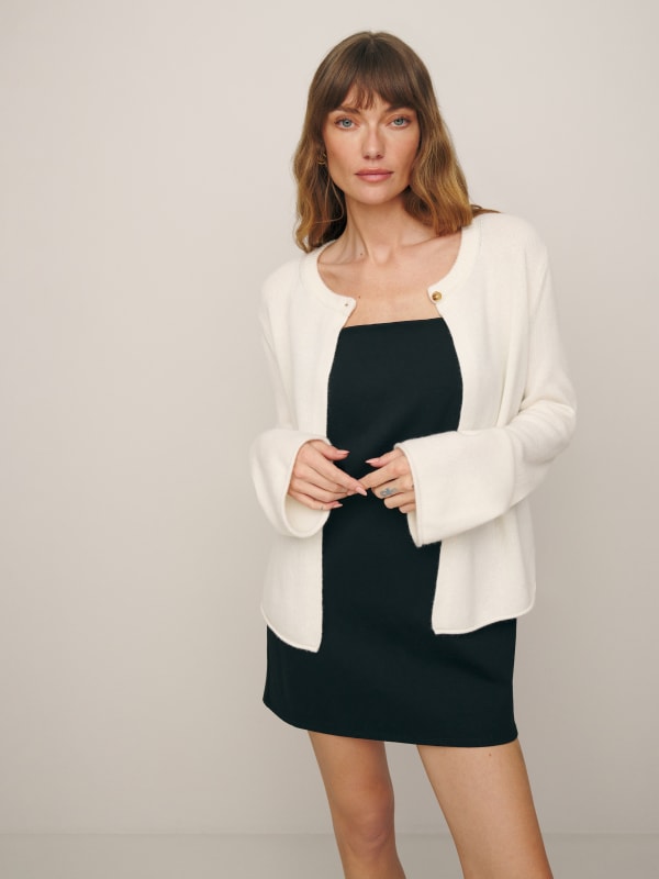 Liza Cashmere Open Cardigan