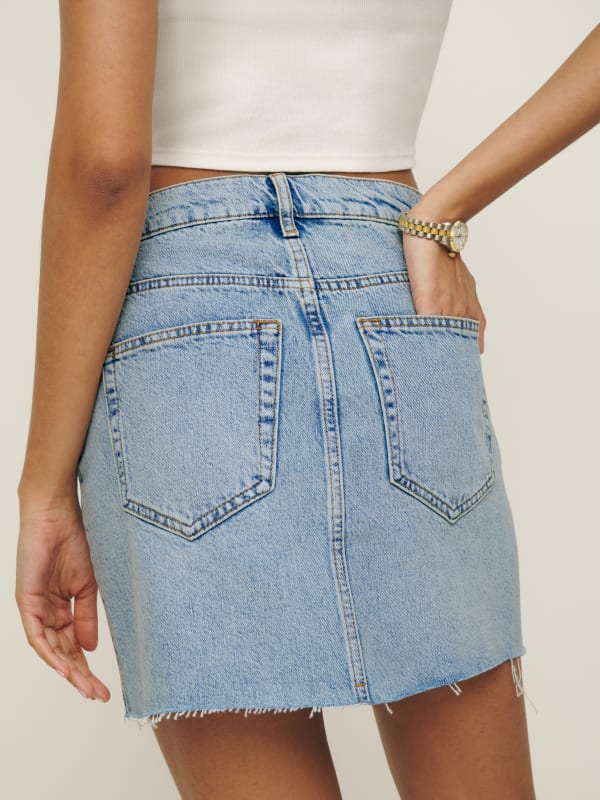 Nina Denim Mini Skirt