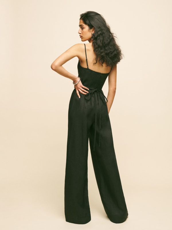 Reformation - Ciara Linen Jumpsuit | Plush