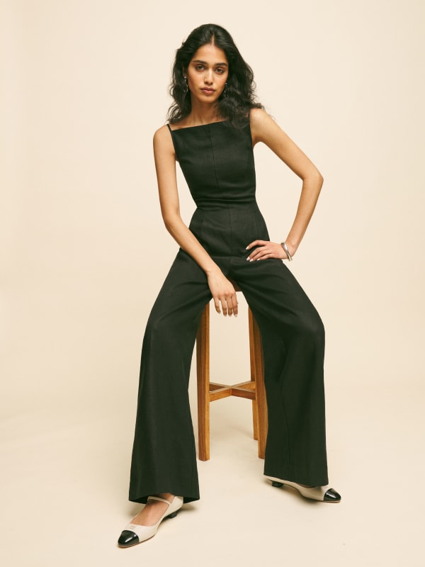 Reformation Petites Ciara Linen Jumpsuit