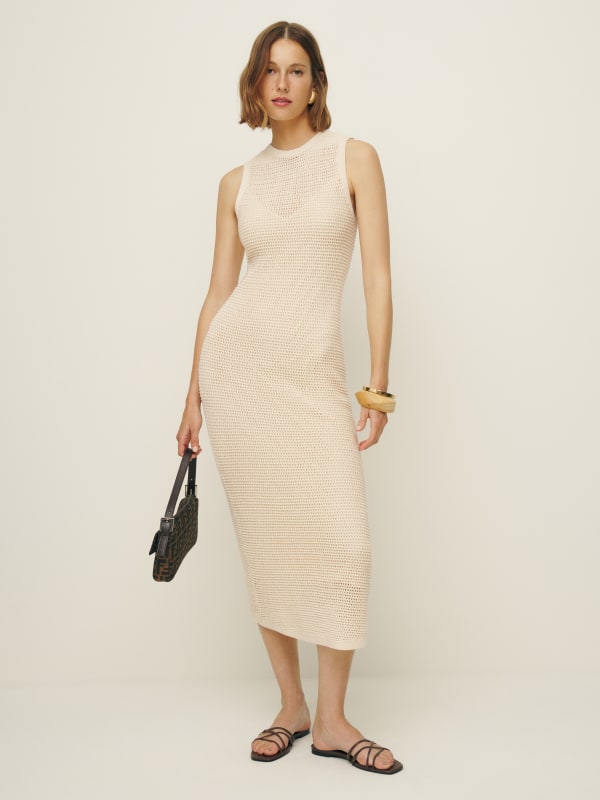 Camille Open Knit Maxi Dress