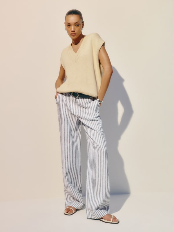 Reformation striped pants sales