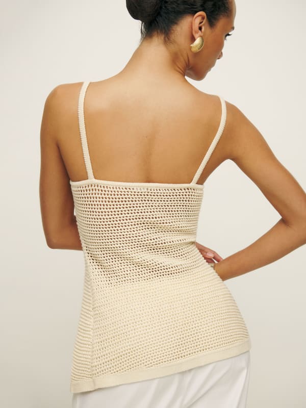 Fallon Open Knit Tank