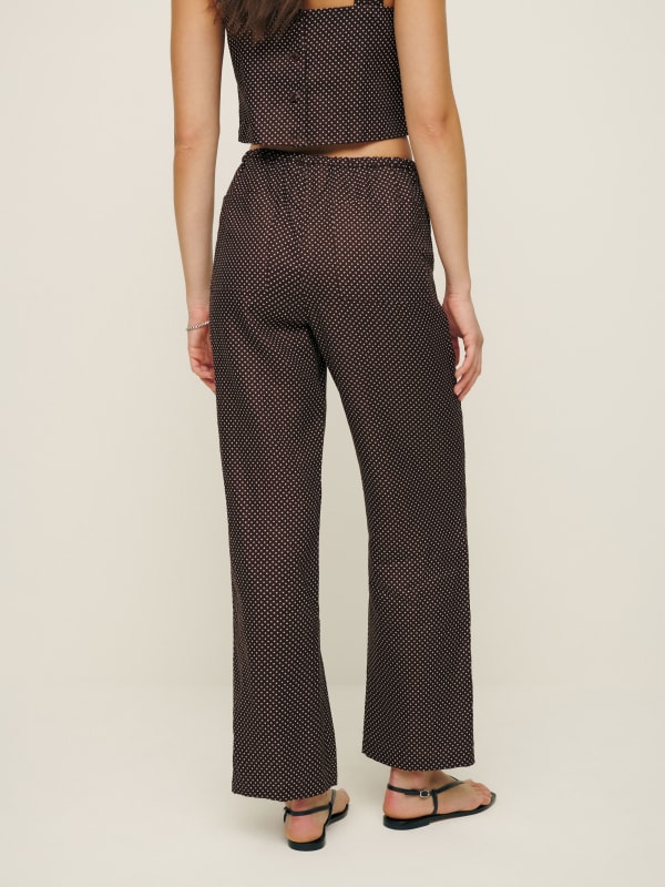 Remi Cropped Linen Pant