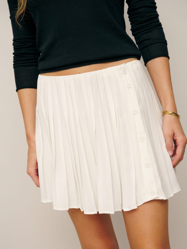 Vintage Dkny Pleated Skirt