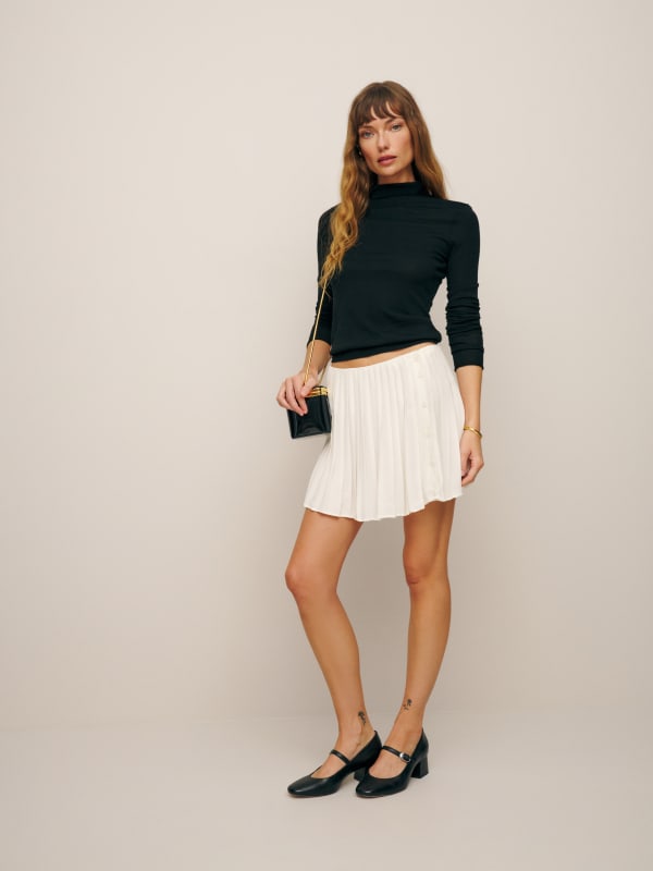 Vintage Dkny Pleated Skirt