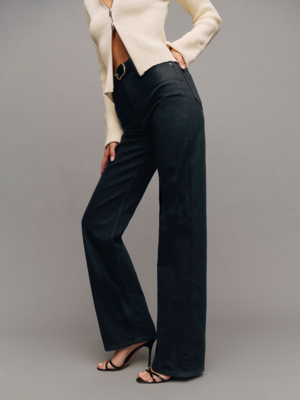 Wilder Stretch High Rise Wide Leg Jeans