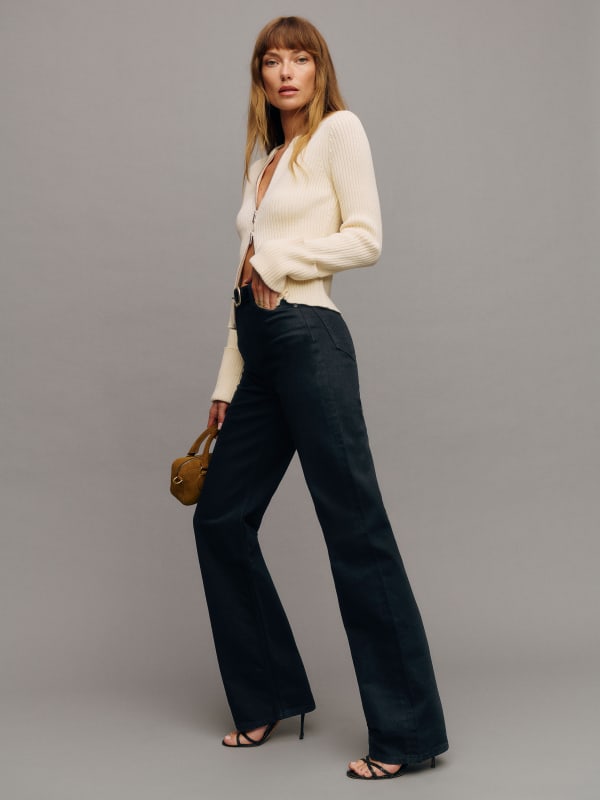 Wilder Stretch High Rise Wide Leg Jeans