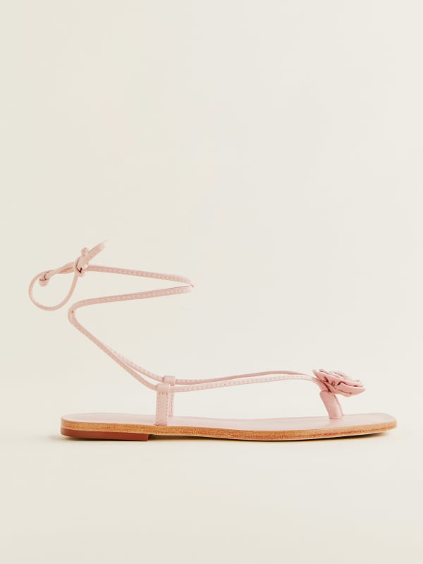 Vicky Rosette Flat Sandal