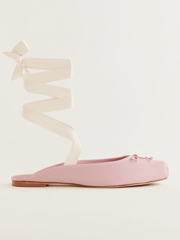 Megan Lace Up Ballet Flat