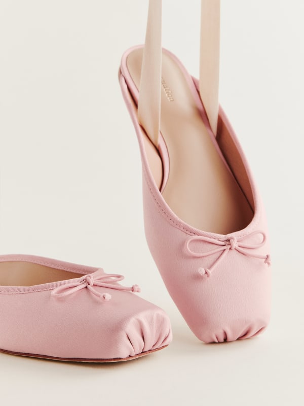 Megan Lace Up Ballet Flat