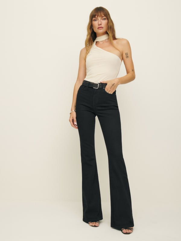 Marlow Super Stretch High Rise Flare Jeans