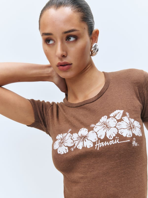 Vintage Hawaii Hibiscus Tee