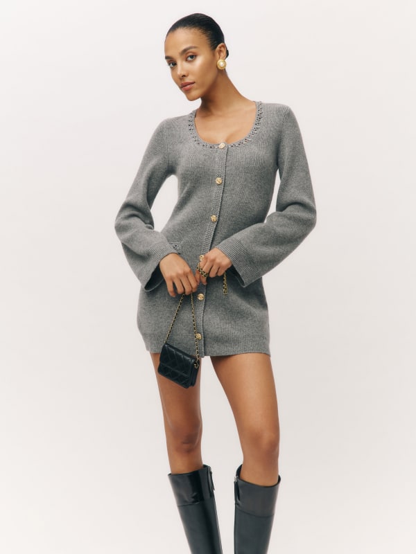 Priscilla Regenerative Wool Mini Dress