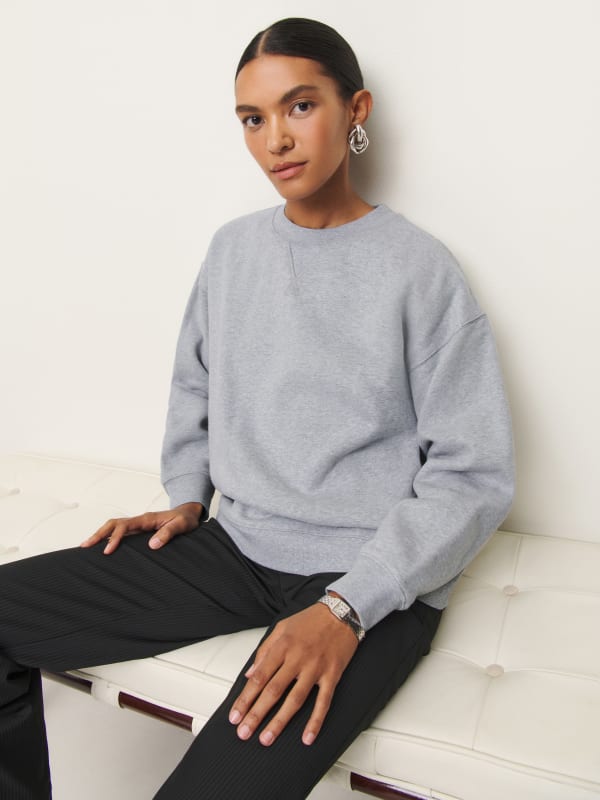 
                    Drew Vintage Oversized Crewneck Sweatshirt
                