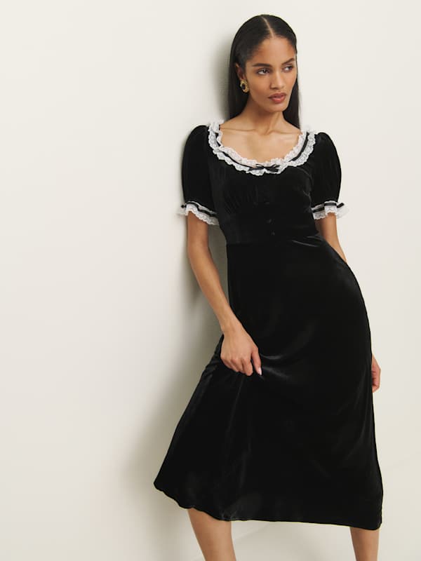 
                    Adessa Velvet Dress
                