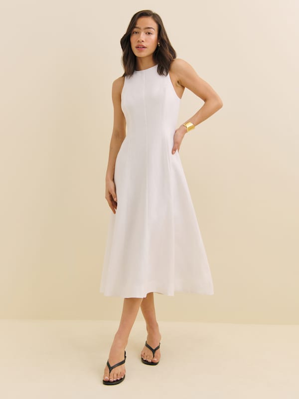 davin linen dress