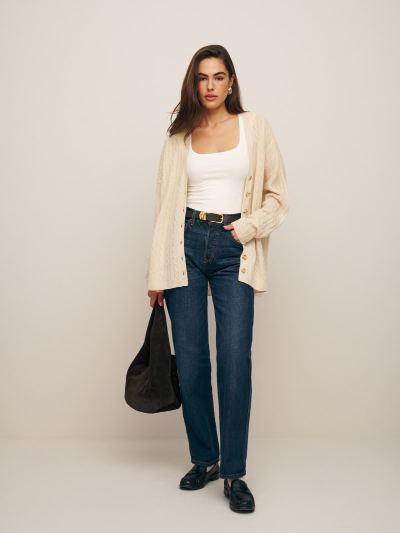 Giusta Oversized Cashmere Cardigan