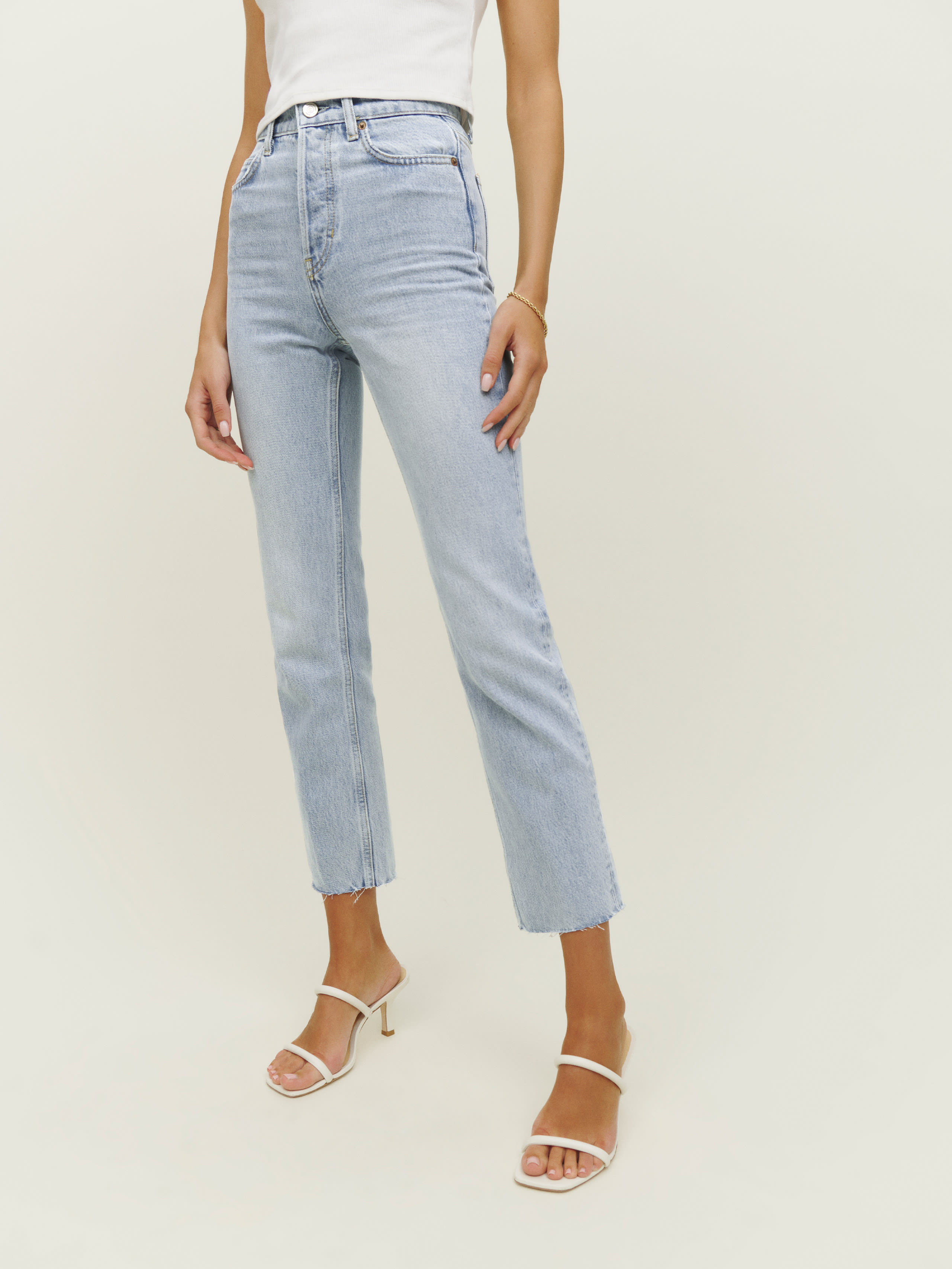 Cynthia High Rise Straight Cropped Jeans, thumbnail image 5