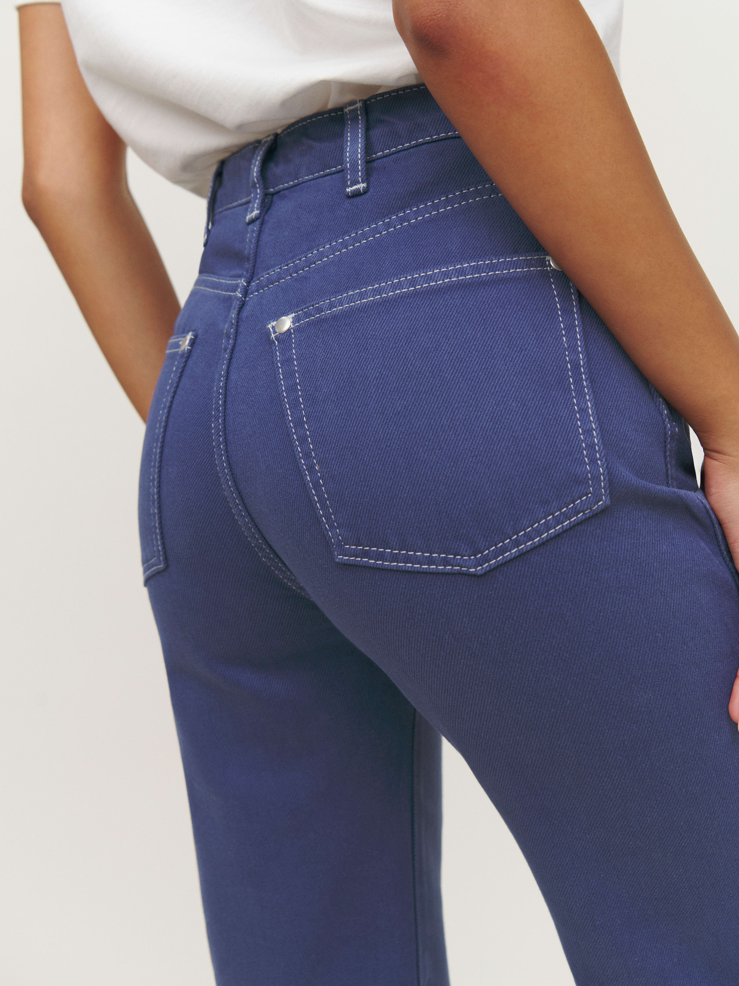 Cowboy High Rise Straight Jeans, thumbnail image 5