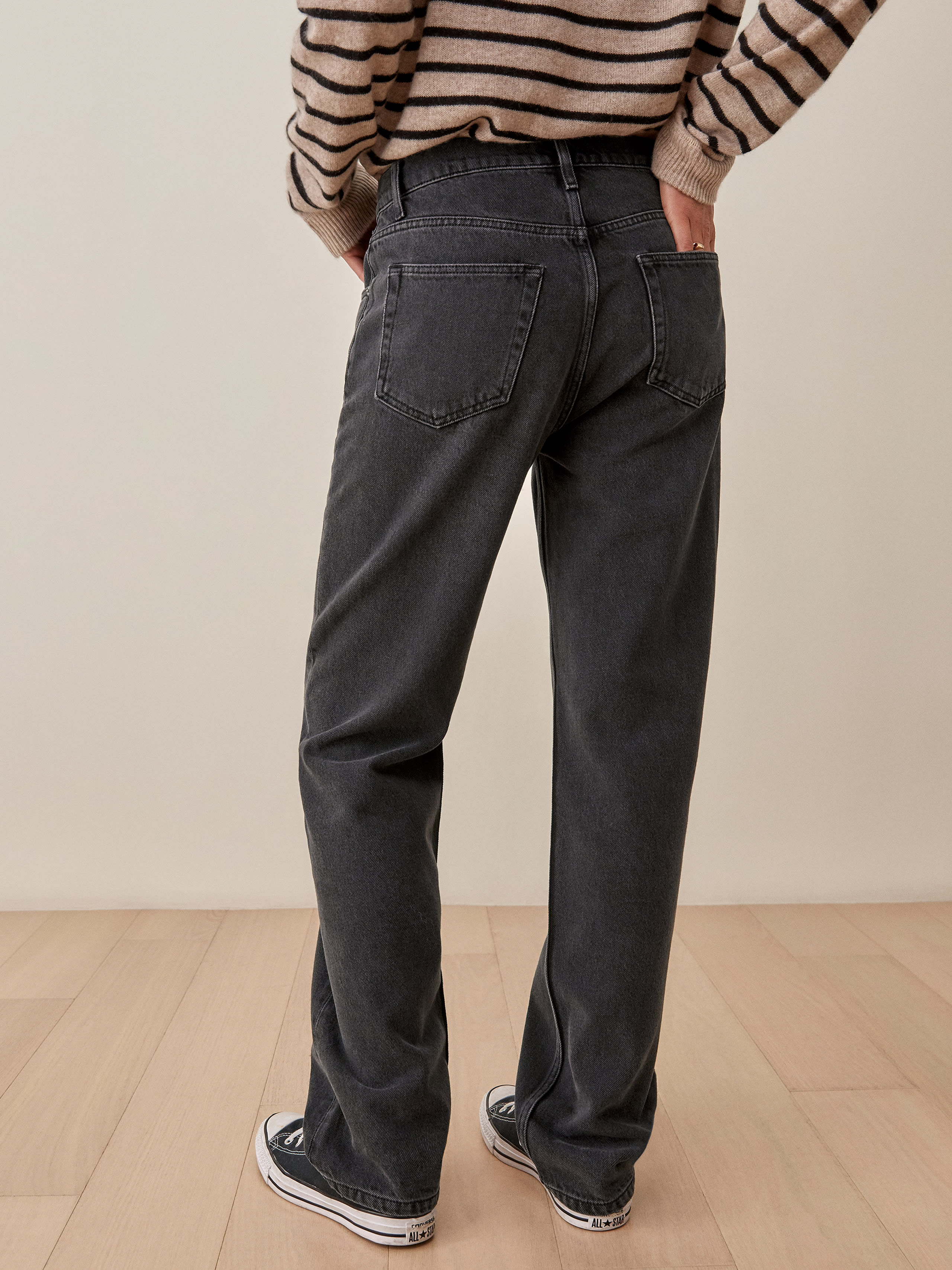 Casey Mid Rise Relaxed Straight Jeans, thumbnail image 3