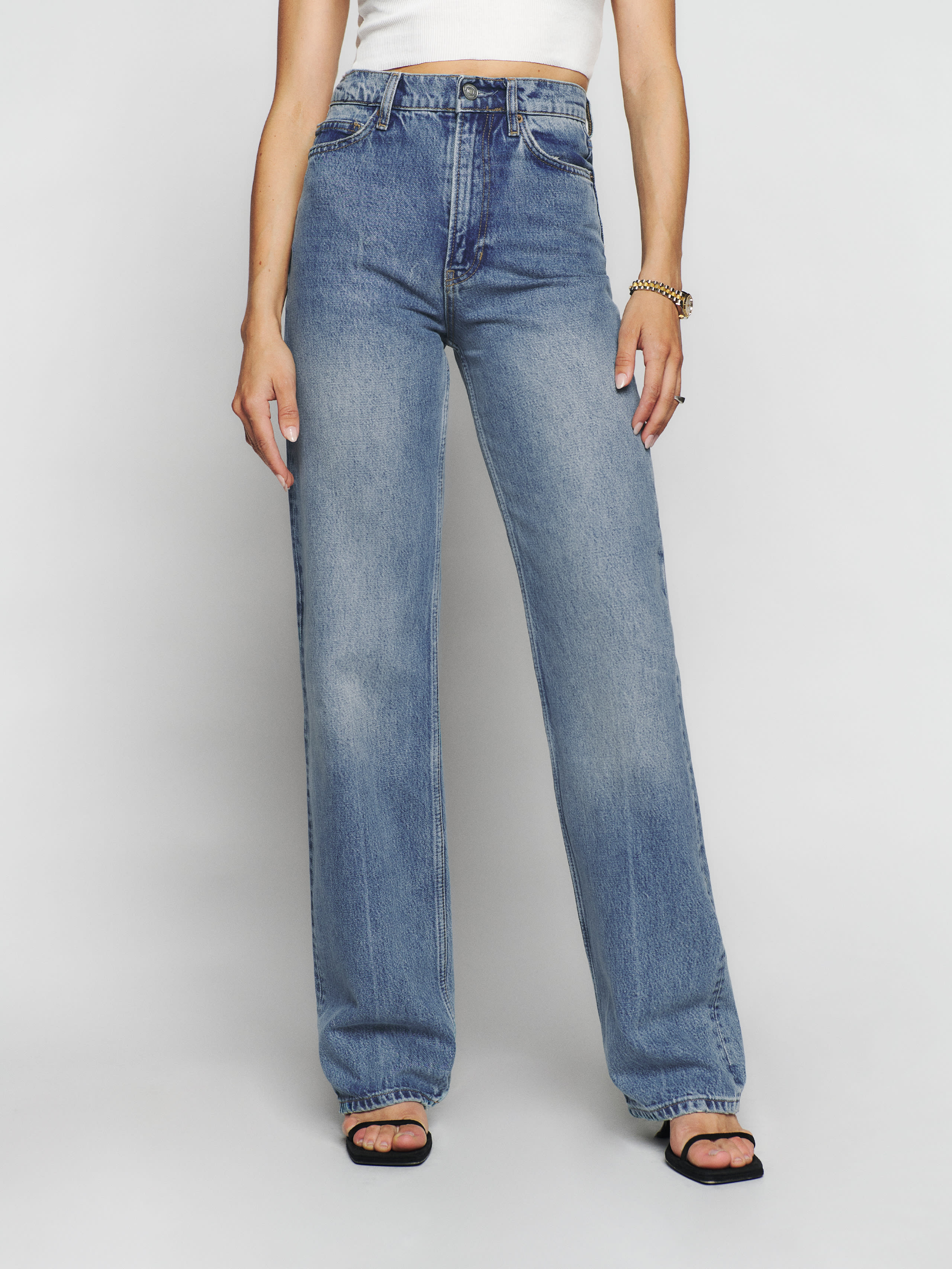 Wilder High Rise Wide Leg Jeans, image 1