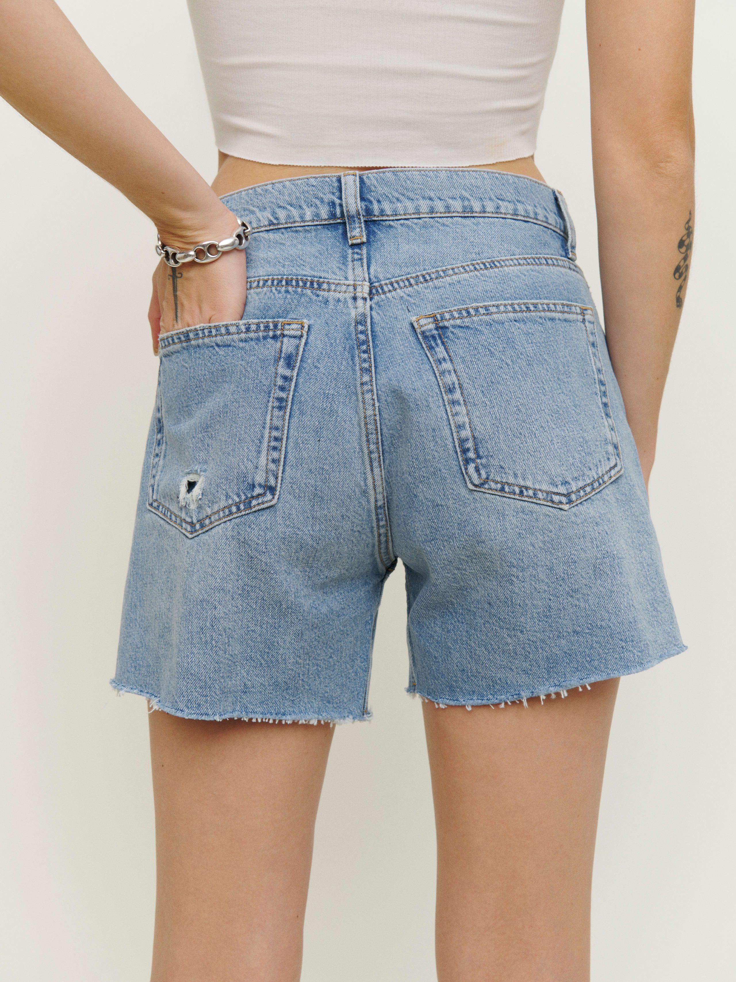 Jesse Relaxed Jean Shorts, thumbnail image 2