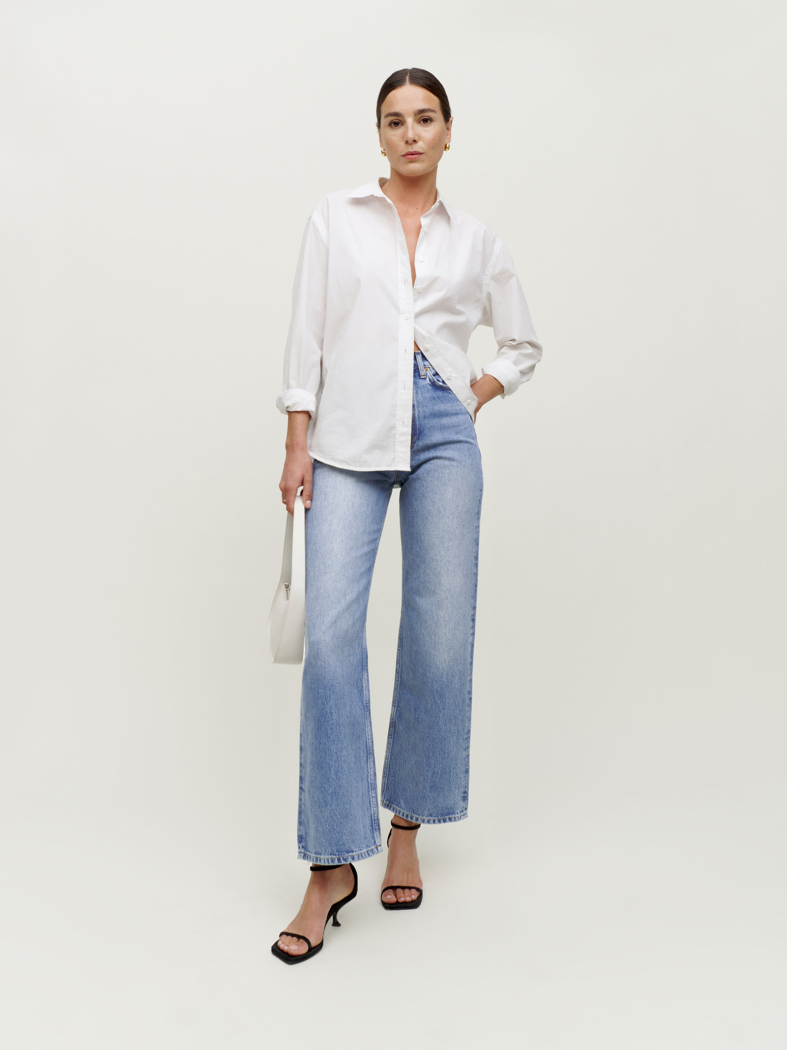 Wilder High Rise Wide Leg Cropped Jeans, thumbnail image 6